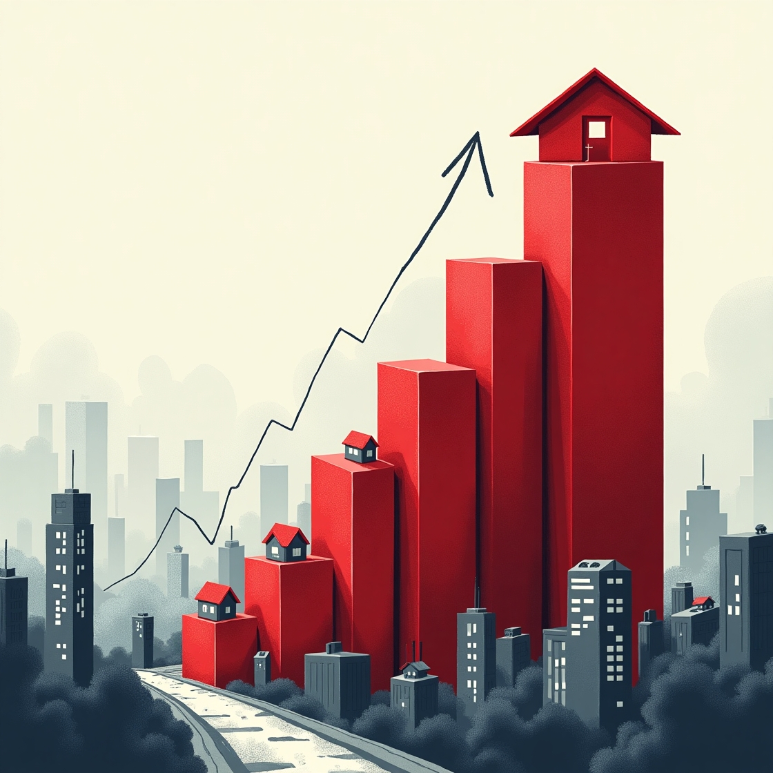 El crecimiento del precio de la vivienda en México supera por mucho la inflación.